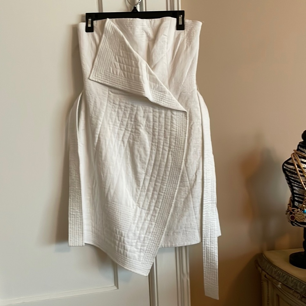 White mini dress